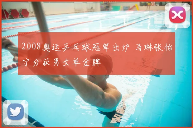 2008奥运乒乓球冠军出炉 马琳张怡宁分获男女单金牌