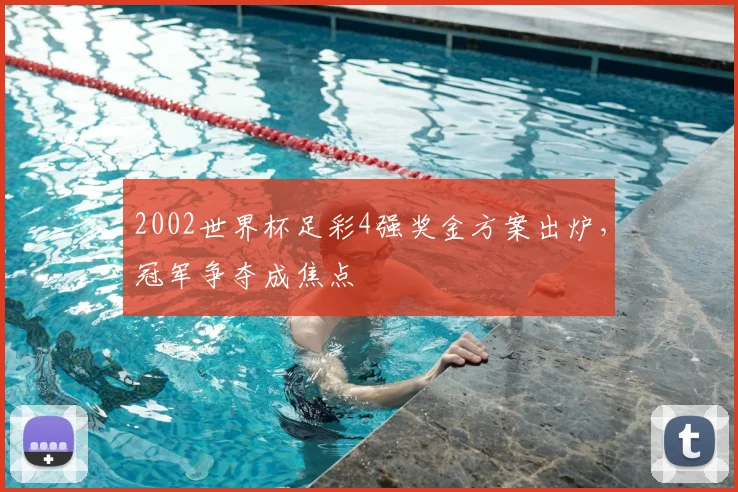 2002世界杯足彩4强奖金方案出炉,冠军争夺成焦点