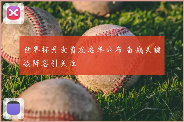 世界杯丹麦首发名单公布 备战关键战阵容引关注